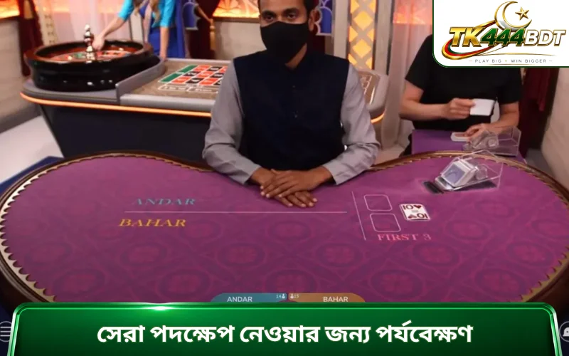 সেরা পদক্ষেপ নেওয়ার জন্য পর্যবেক্ষণ