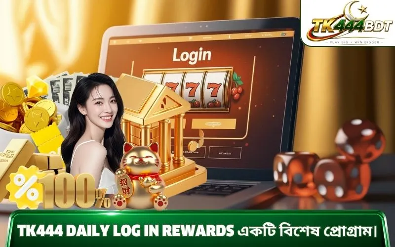 TK444 daily log in rewards একটি বিশেষ প্রোগ্রাম।